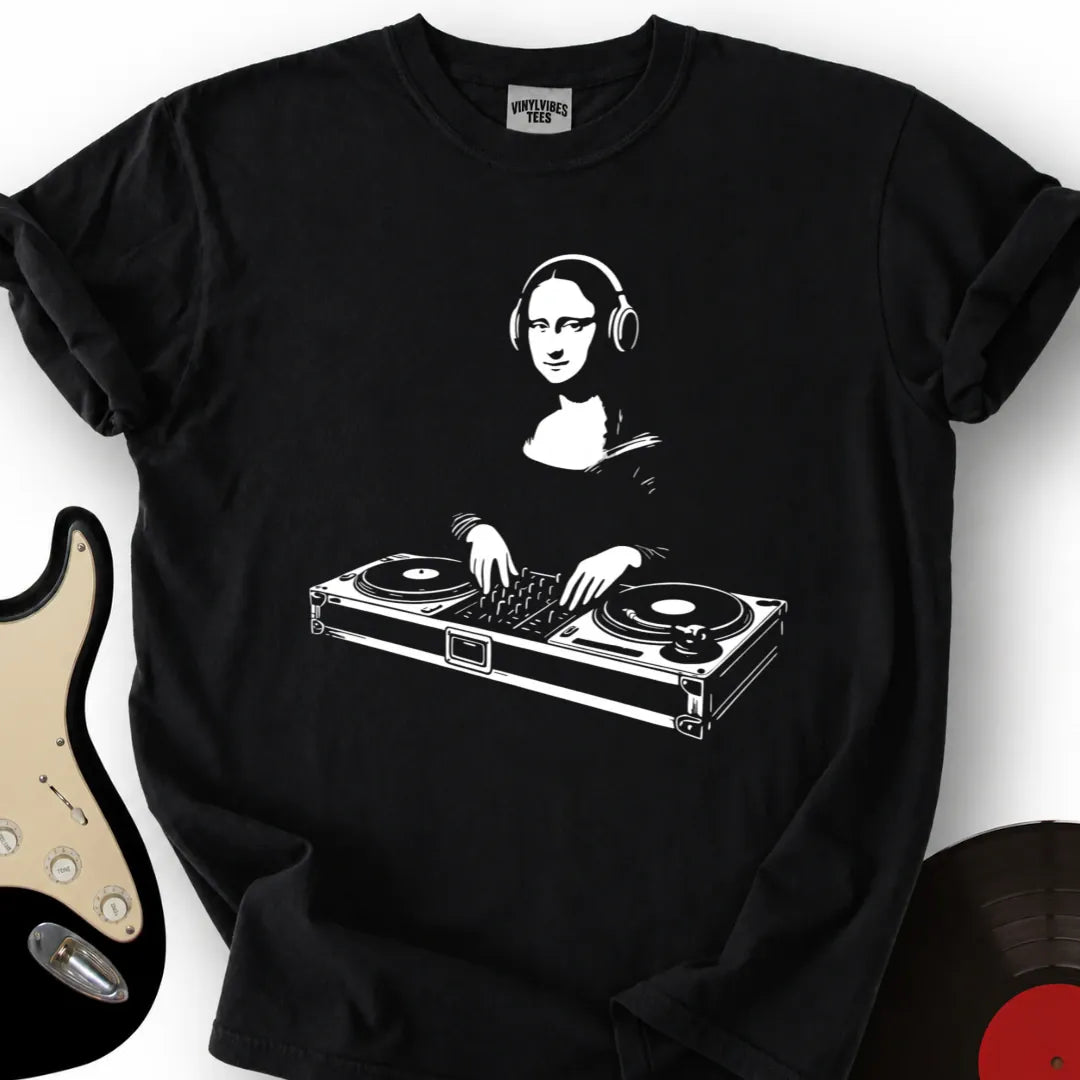 Printify T-Shirt Black / S DJ Mona T-Shirt