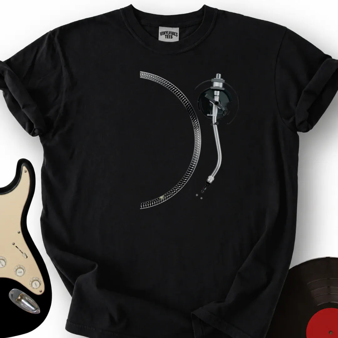 Printify T-Shirt Black / S DJ Needle T-Shirt