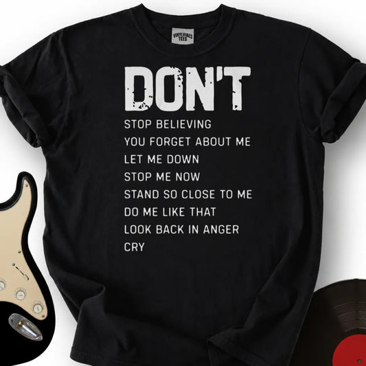Printify T-Shirt Black / S Don't Premium T-Shirt