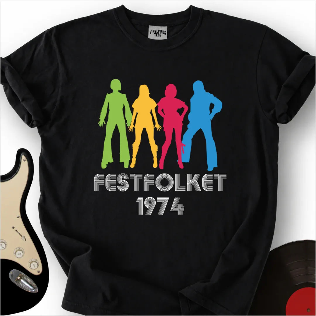 Printify T-Shirt Black / S FESTFOLKET Premium T-Shirt