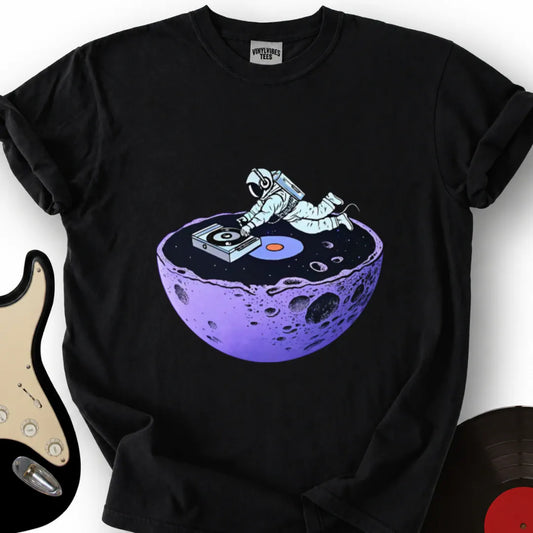 Printify T-Shirt Black / S Floating Astronaut Premium T-Shirt