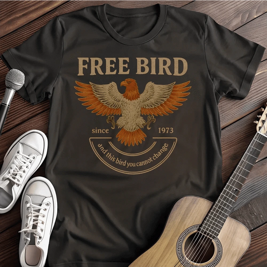 Printify T-Shirt Black / S Free Bird T Shirt