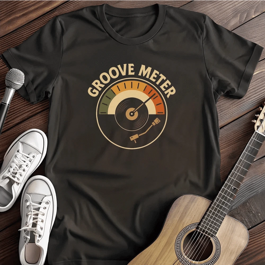 Printify T-Shirt Black / S Groove Meter T Shirt