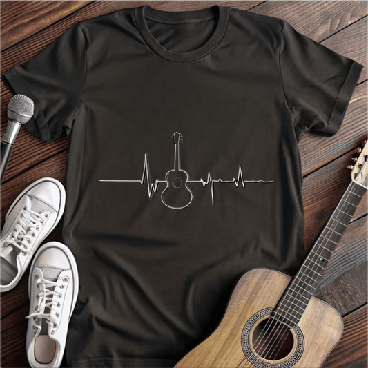 ⭐️⭐️⭐️⭐️⭐️(64) T-Shirt Black / S Guitar Lifeline T-Shirt