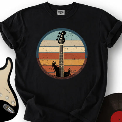 Printify T-Shirt Black / S Guitar Sunset T-Shirt