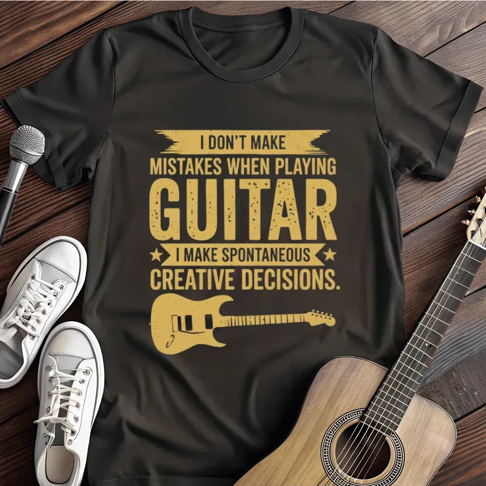 Printify T-Shirt Black / S Guitar T Shirt