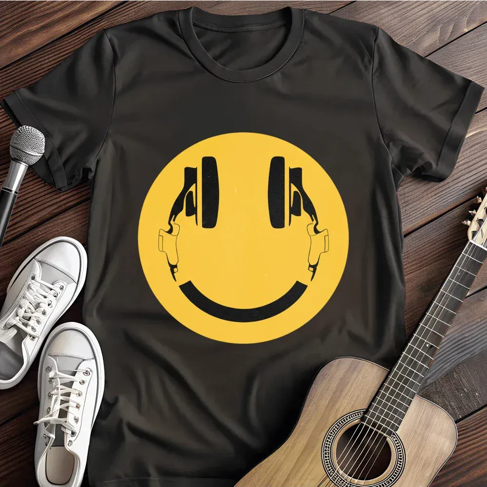 Printify T-Shirt Black / S Happy Place T Shirt