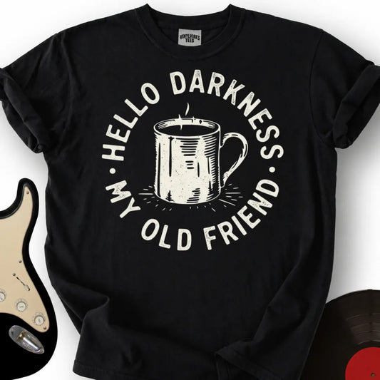 Printify T-Shirt Black / S Hello Darkness Premium T-Shirt