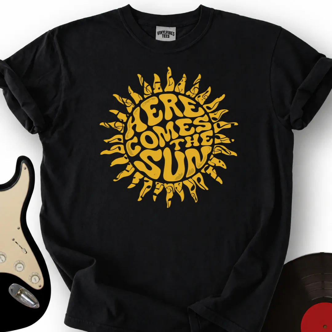 Printify T-Shirt Black / S Here Comes T-Shirt