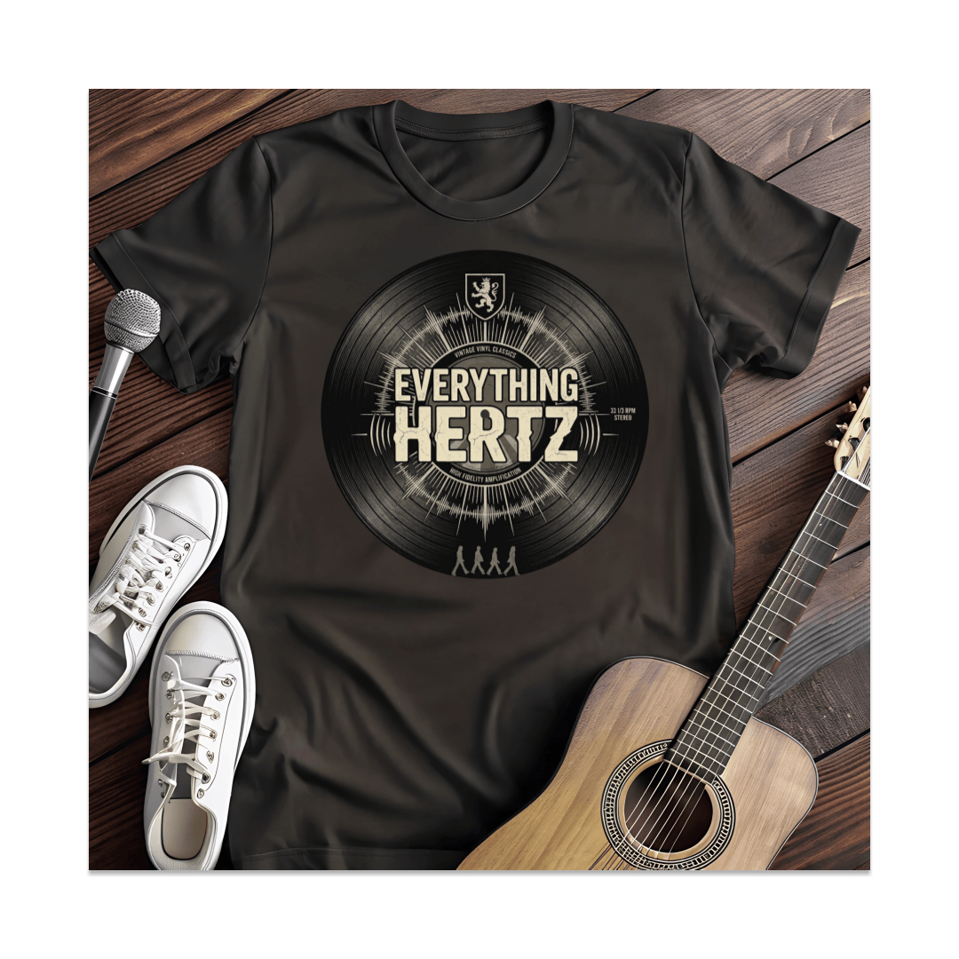 Printify T-Shirt Black / S Hertz T-Shirt