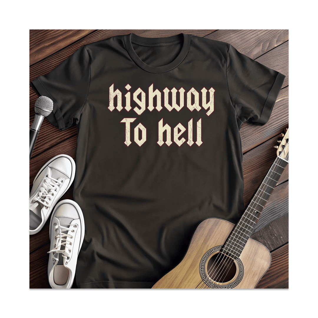 Printify T-Shirt Black / S Highway To Hell T-Shirt