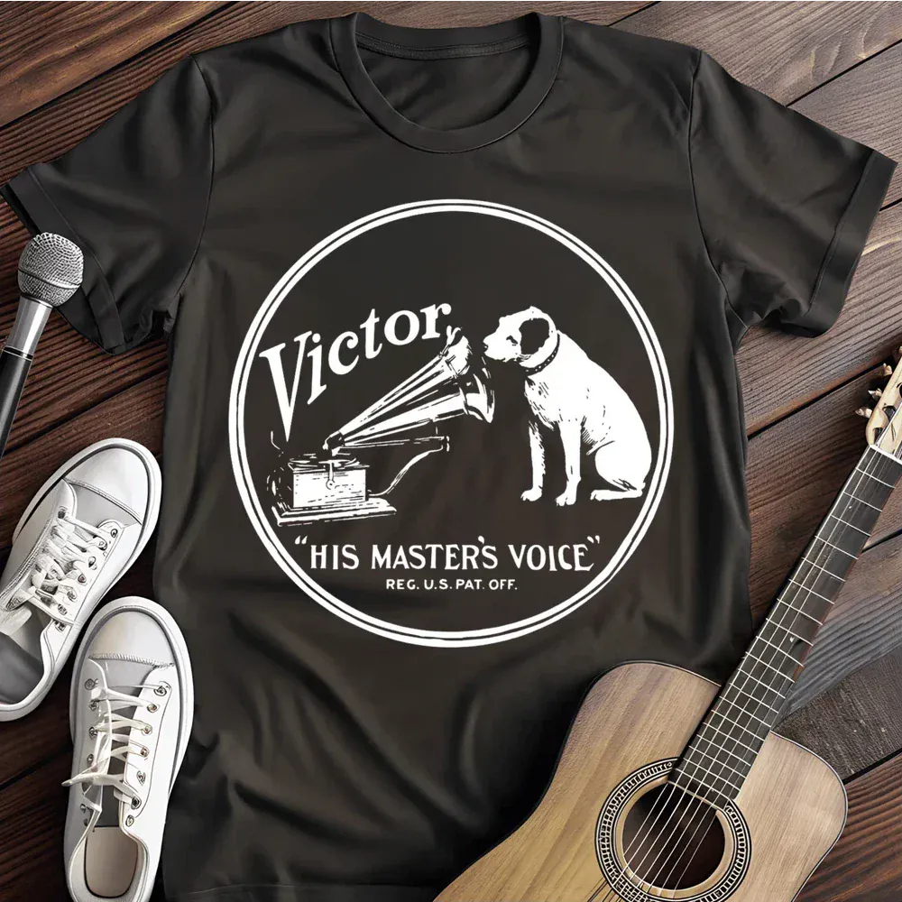 Printify T-Shirt Black / S His Masters Voice T Shirt