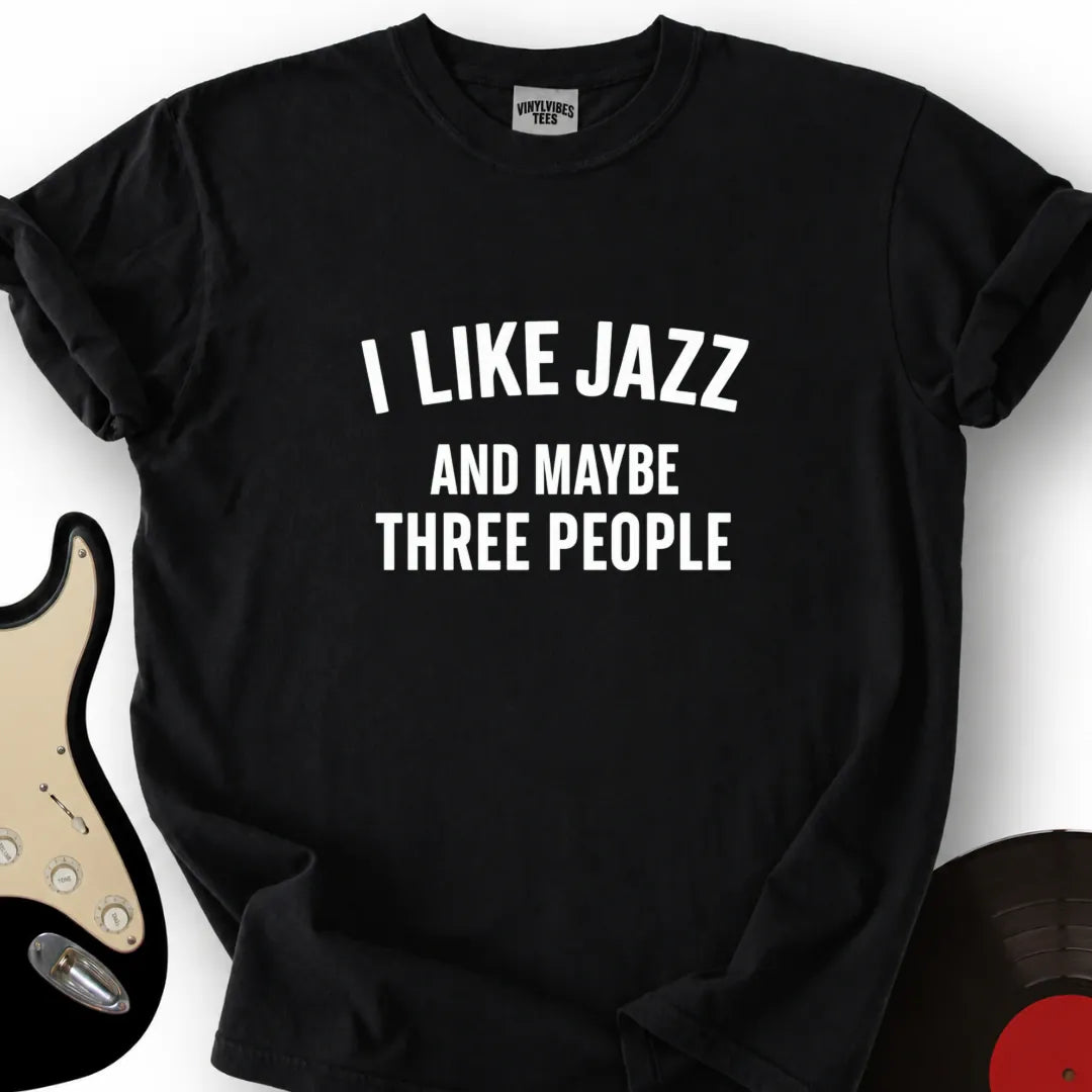 Printify T-Shirt Black / S I Like Jazz T-Shirt