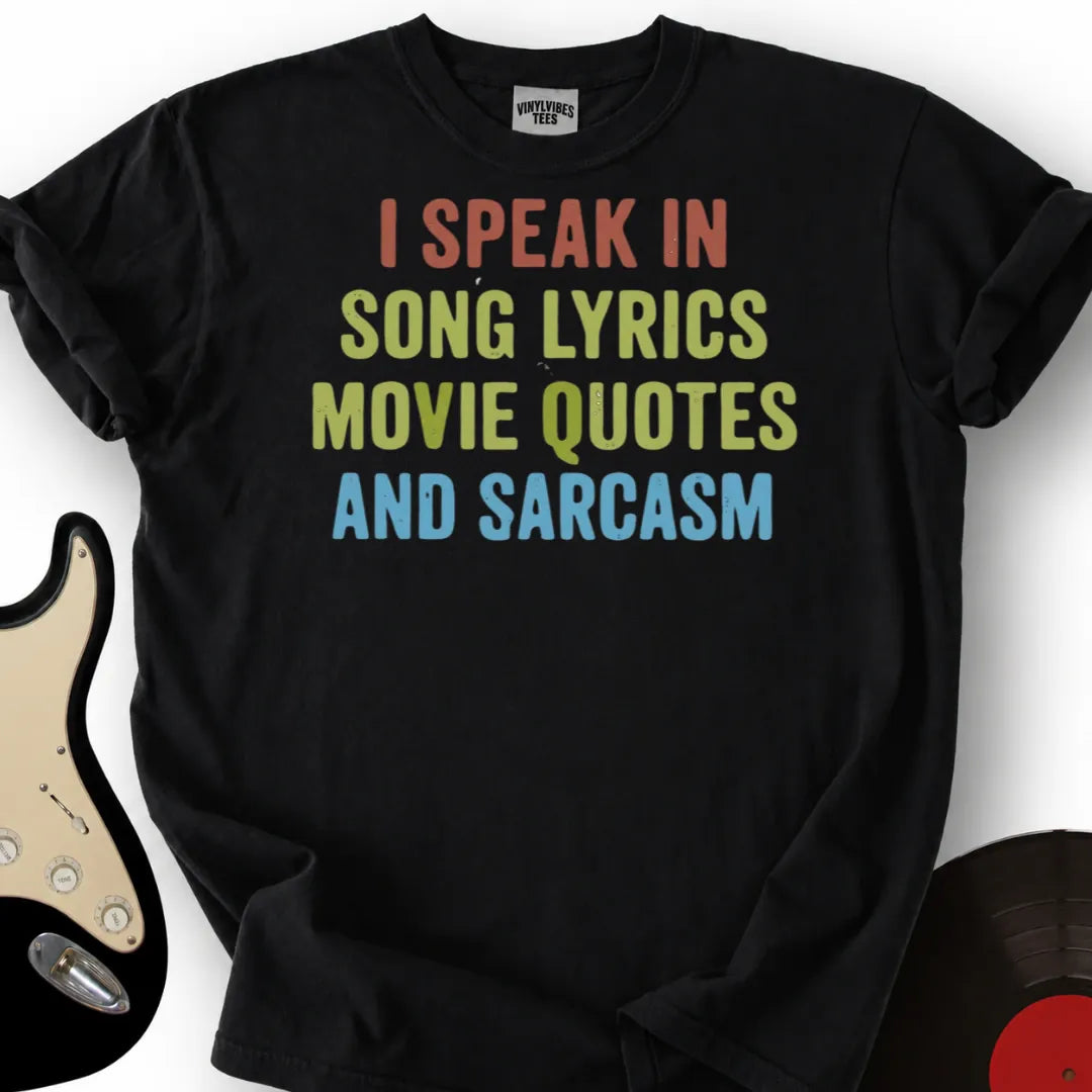 Printify T-Shirt Black / S I Speak T-Shirt