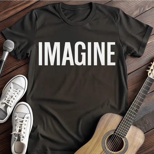 Printify T-Shirt Black / S Imagine T Shirt