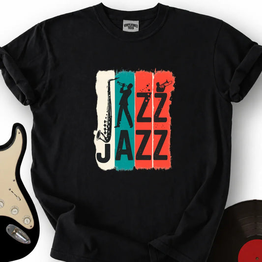 Printify T-Shirt Black / S Jazz Jazz Premium T-Shirt