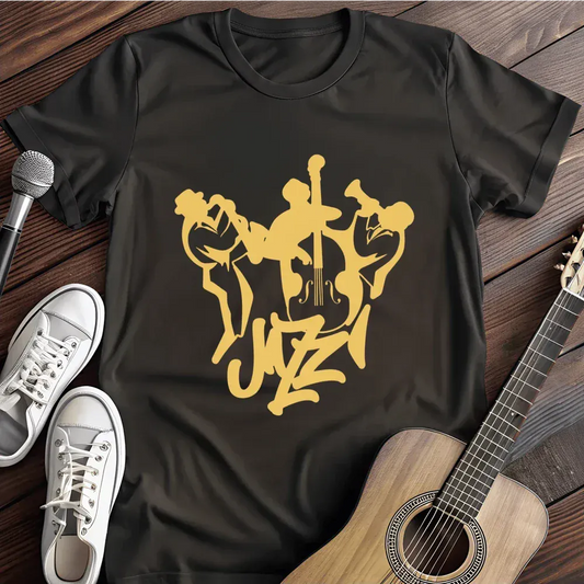 Printify T-Shirt Black / S Jazz T Shirt