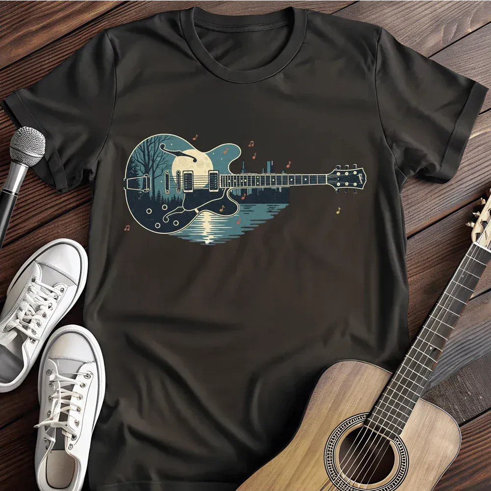 Printify T-Shirt Black / S Legendary Guitar T Shirt