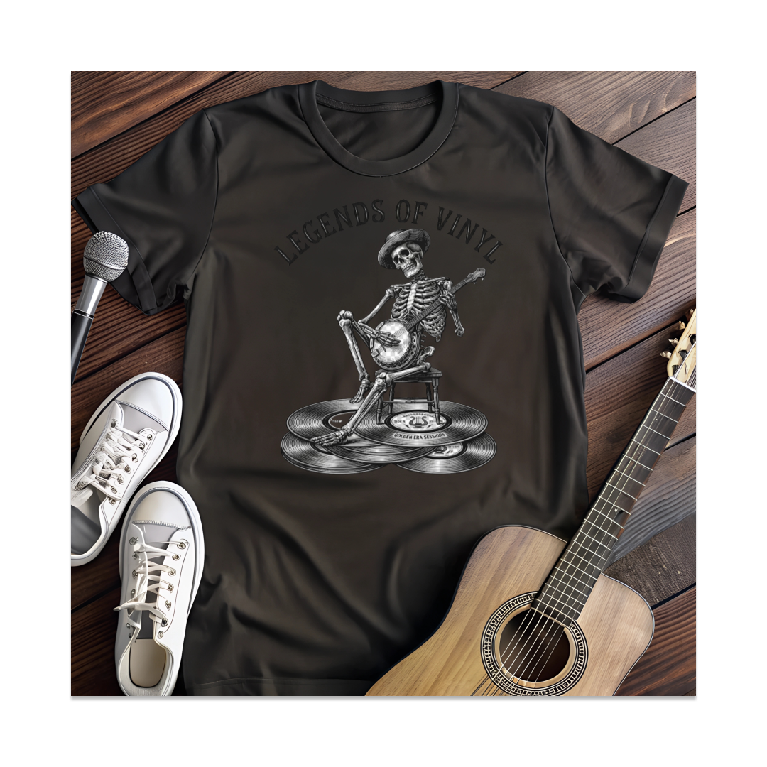 Printify T-Shirt Black / S Legends Of Vinyl T-Shirt