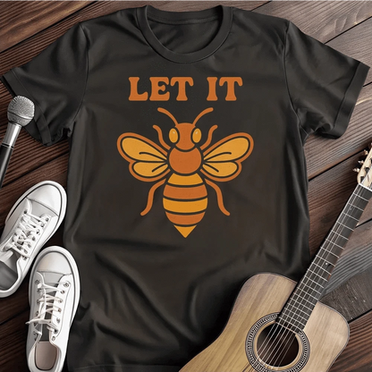 Printify T-Shirt Black / S Let It B T Shirt