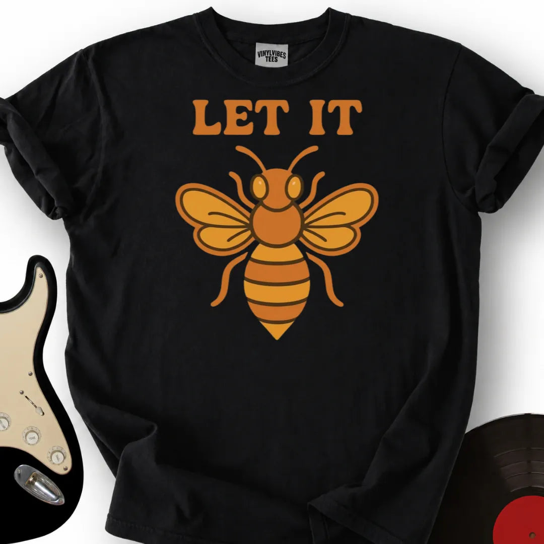 Printify T-Shirt Black / S Let It B T-Shirt