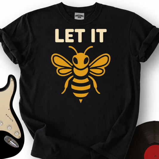 Printify T-Shirt Black / S Let It T-Shirt