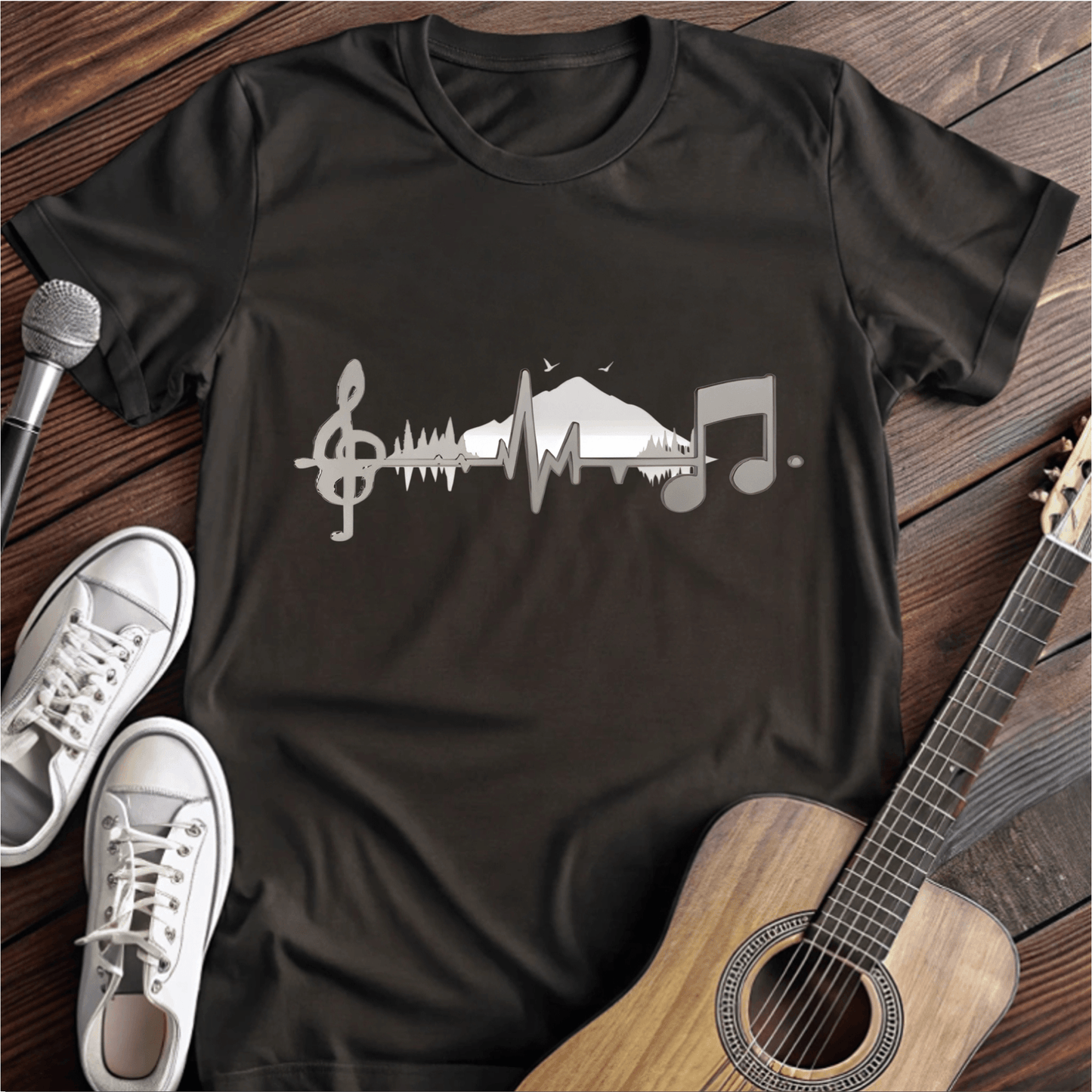 ⭐️⭐️⭐️⭐️⭐️ T-Shirt Black / S Love for Music T-Shirt