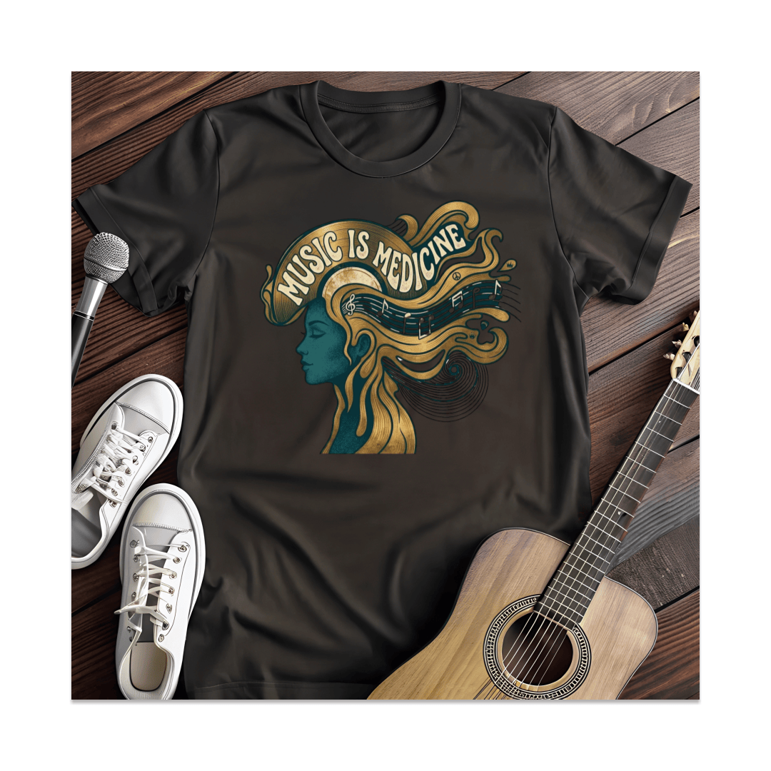 Printify T-Shirt Black / S Medicine T-Shirt