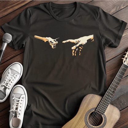 Printify T-Shirt Black / S Michelangelo Needle T Shirt