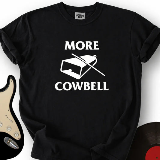 Printify T-Shirt Black / S More Cowbell Premium T-Shirt