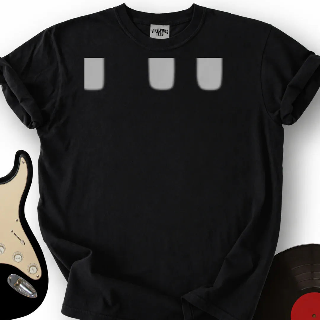 Printify T-Shirt Black / S Music Is Therapy T-Shirt