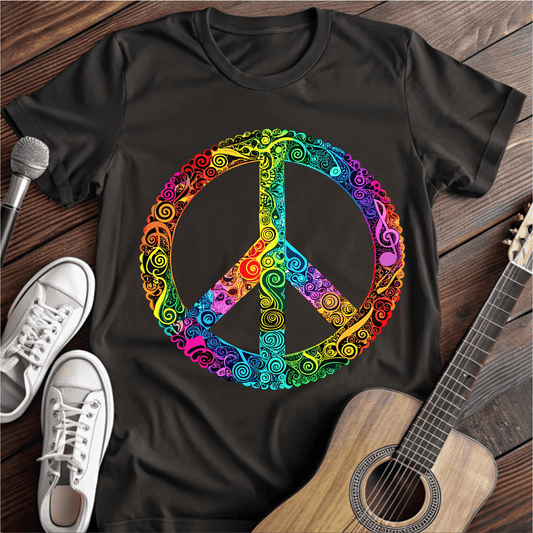 ⭐️⭐️⭐️⭐️⭐️ T-Shirt Black / S Musical Peace T-Shirt