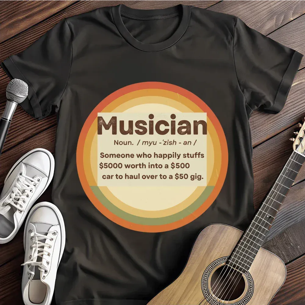 Printify T-Shirt Black / S Musician T Shirt