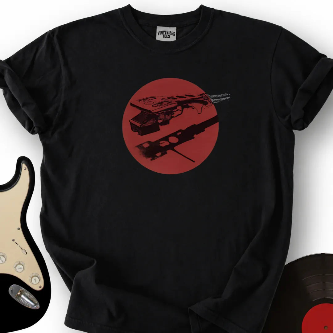 Printify T-Shirt Black / S Needle Reflection T-Shirt