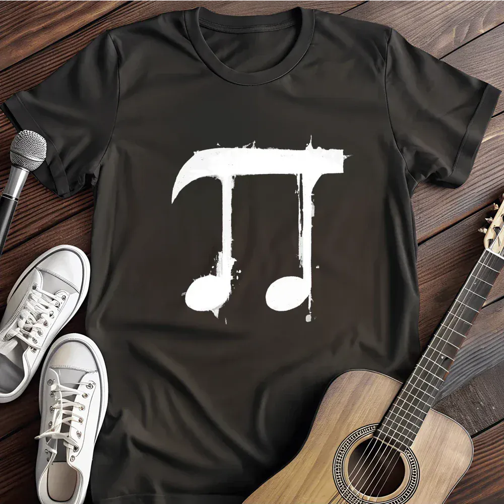 Printify T-Shirt Black / S Notes Of Pi T Shirt