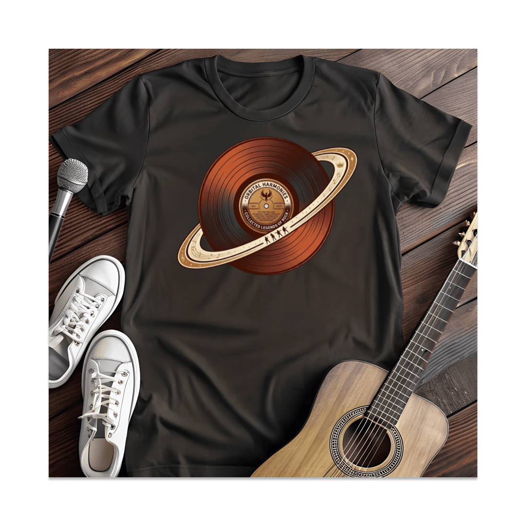 Printify T-Shirt Black / S Orbital Harmonies T-Shirt