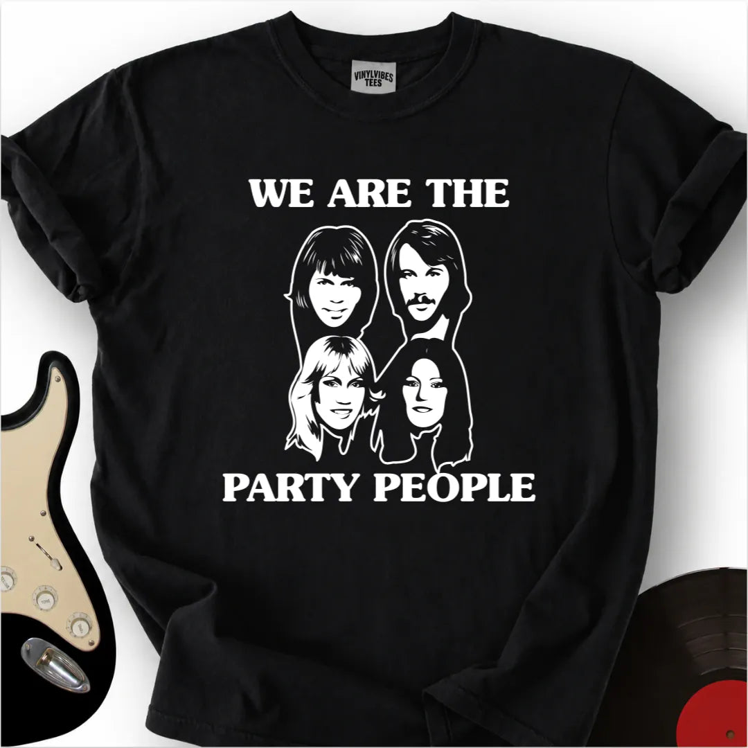 Printify T-Shirt Black / S Party People Premium T-Shirt