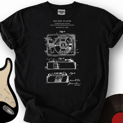 Printify T-Shirt Black / S Patent Player T-Shirt