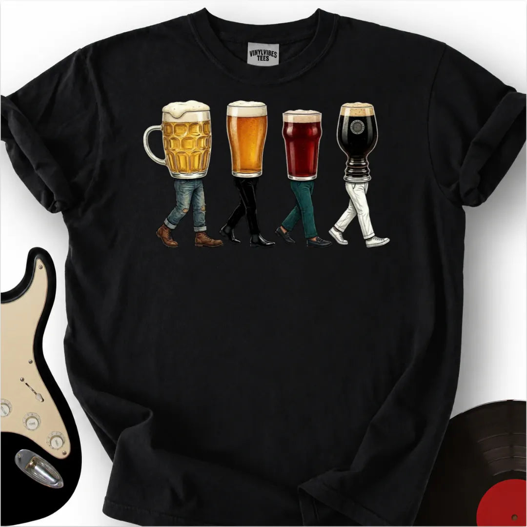 Printify T-Shirt Black / S Pint Walkers Premium T-Shirt