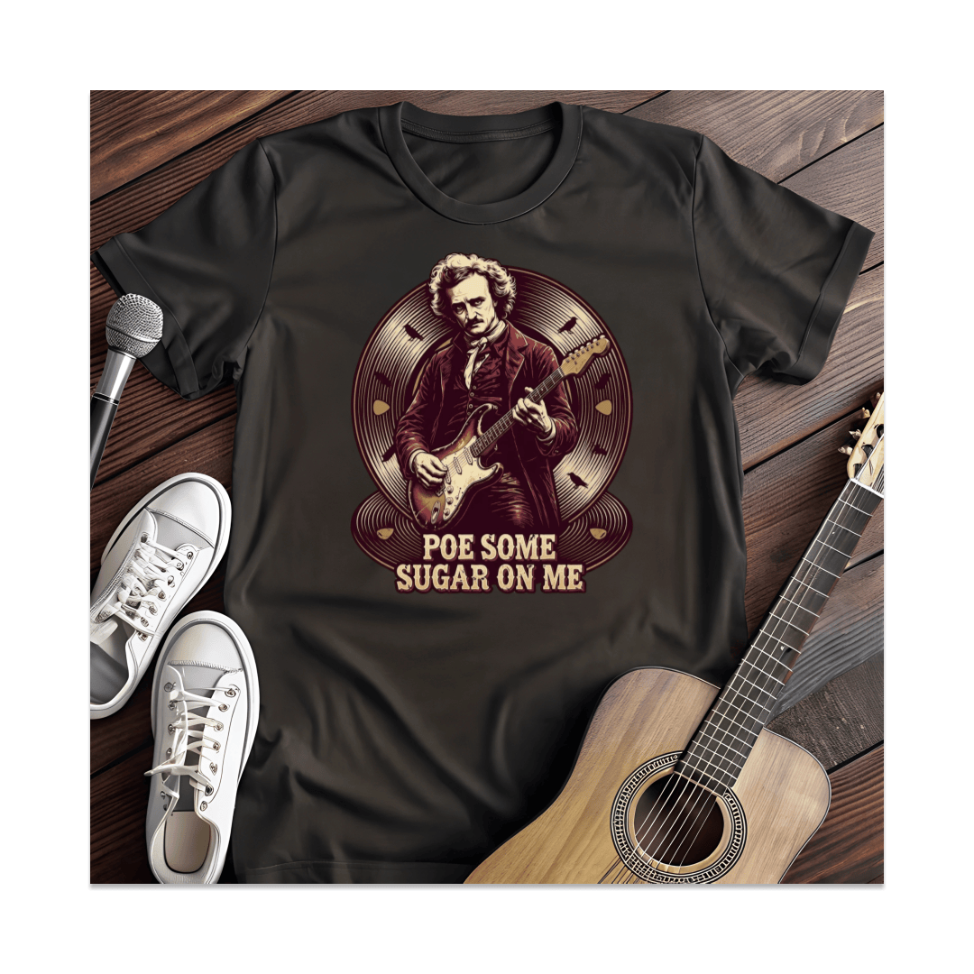 Printify T-Shirt Black / S Poe Some Sugar T-Shirt