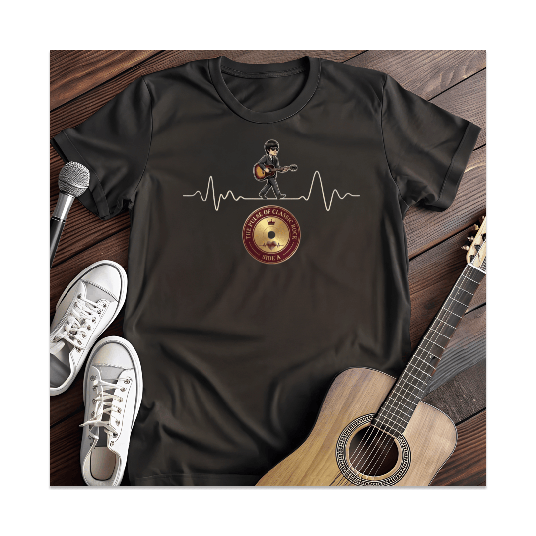 Printify T-Shirt Black / S Pulse Of Classic Rock T-Shirt