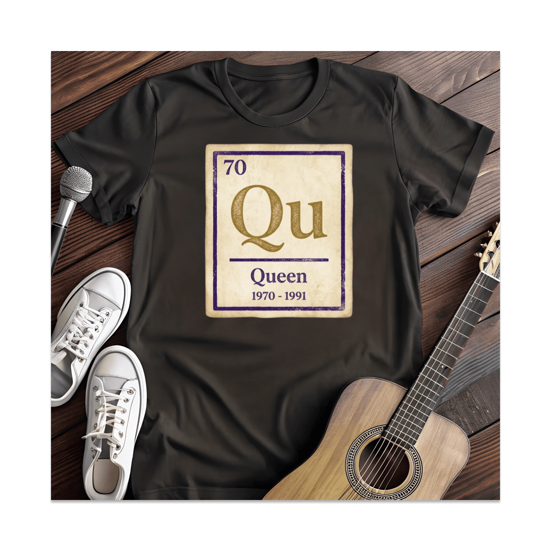 Printify T-Shirt Black / S Queen Periodic Table T-Shirt