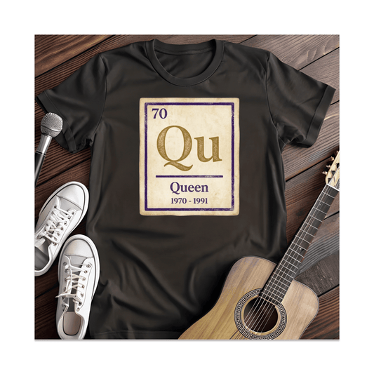 Printify T-Shirt Black / S Queen Periodic Table T-Shirt