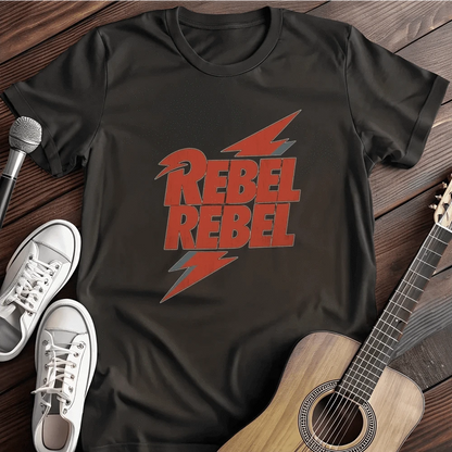 Printify T-Shirt Black / S Rebel Rebel T Shirt