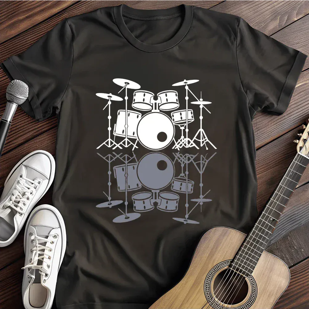 Printify T-Shirt Black / S Reflected Rhythms T Shirt