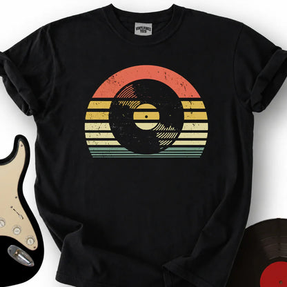 Printify T-Shirt Black / S Retro Sunset T-Shirt