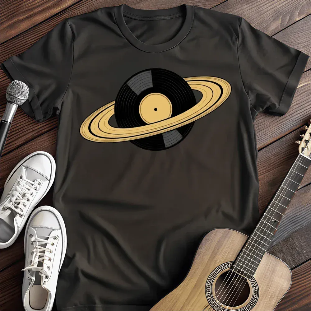 Printify T-Shirt Black / S Rings Of Saturn T Shirt