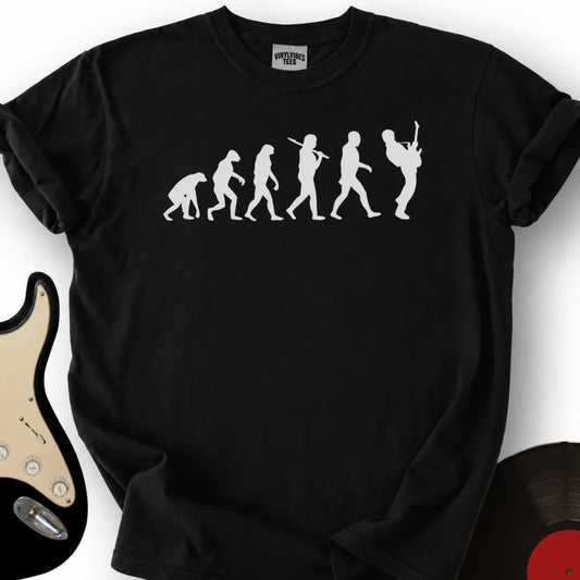 Printify T-Shirt Black / S Rock Evolution Premium T-Shirt