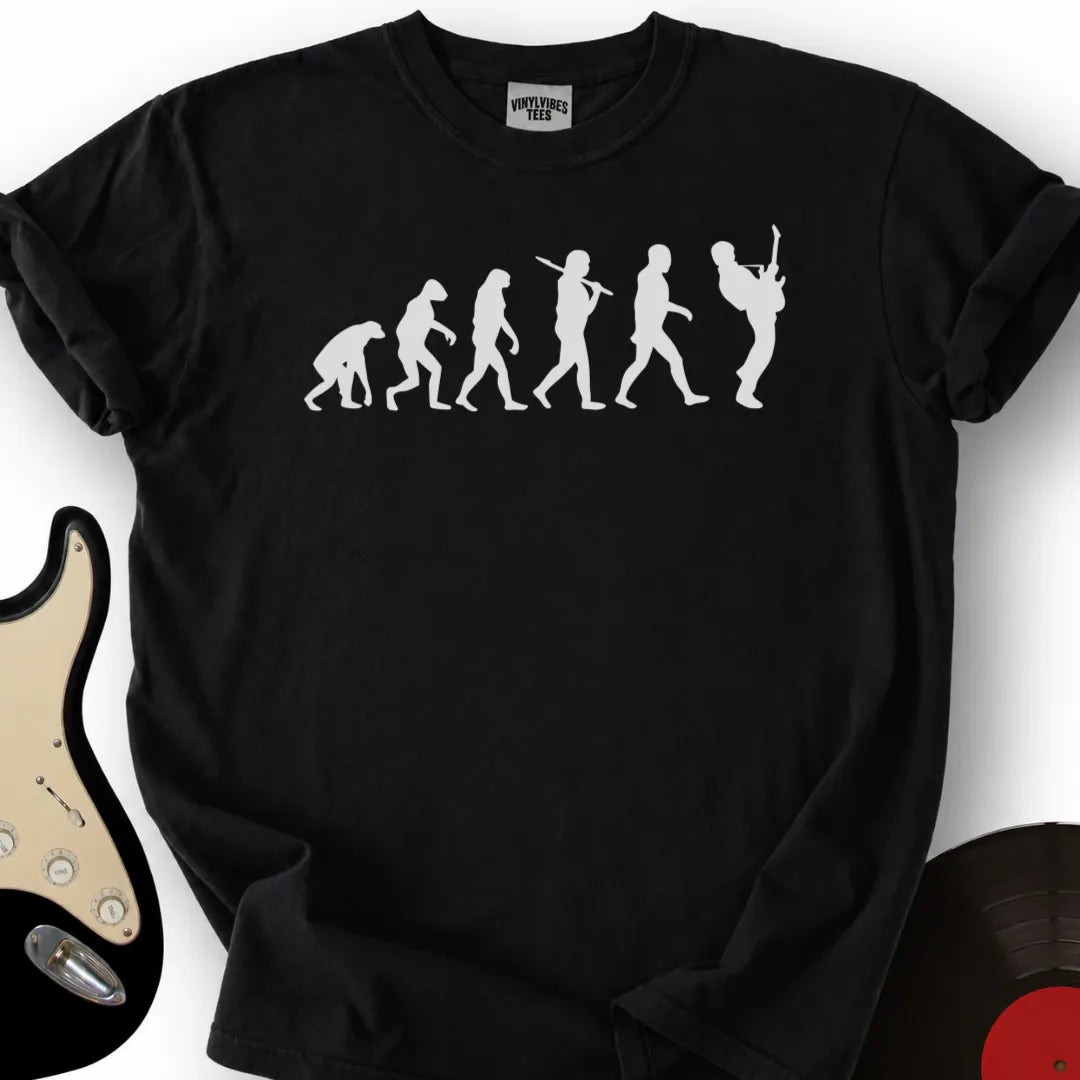 Printify T-Shirt Black / S Rock Evolution Premium T-Shirt