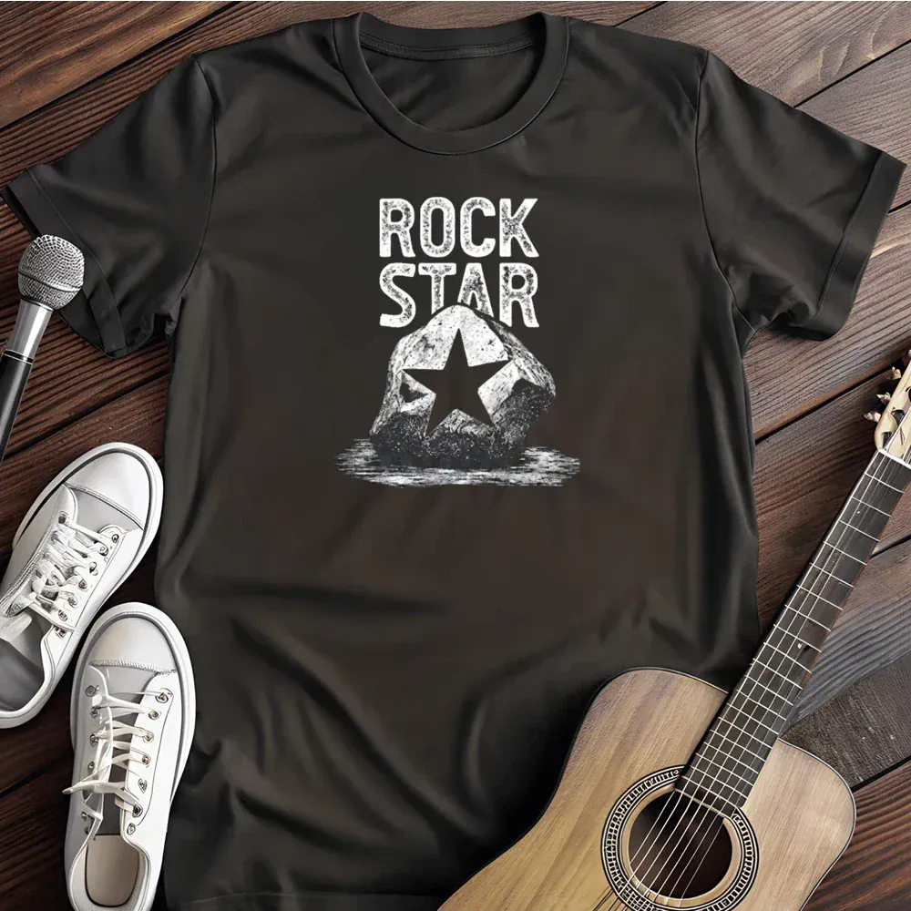 Printify T-Shirt Black / S Rock Star T Shirt